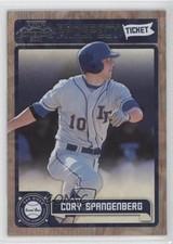 2011 Playoff Contenders Prospect Tickets Crystal Collection Cory Spangenberg 0c2