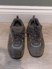 Hi-Tec Women's Quadra II Waterproof Walking Shoes Size UK 6 Grey Hiking