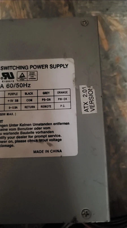 PW-250ATX power win atx power supply - Image 3 of 3