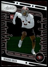 2024 Panini Absolute #159 Renardo Green Retail RC