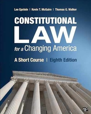 Constitutional Law for a - Paperback, by Epstein Lee; McGuire - Acceptable n