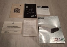 1982 Atari 1050 Computer Disk Drive Owner's Guide, 5.25" Floppy, 2 DOS Manuals
