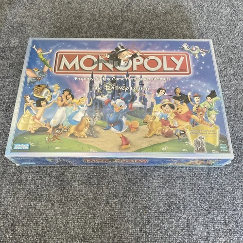NEW Monopoly The Disney Edition Board Game Factory Sealed Vintage 2001 Hasbro