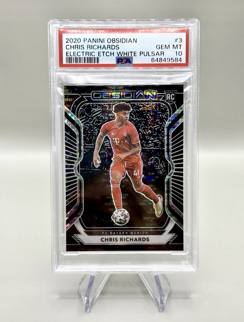 2020-21 Panini Obsidian #3 Chris Richards Electric Edge White Pulsar /11 (RC)