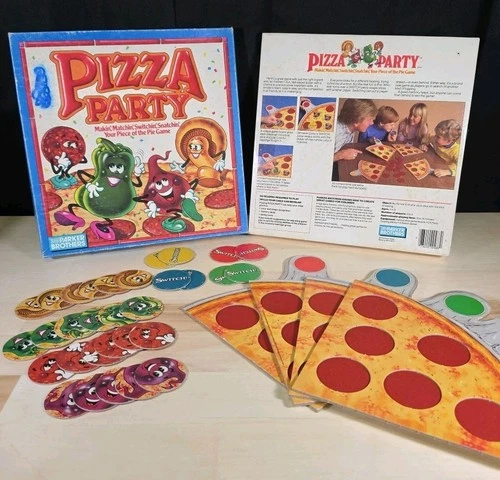 Vintage 1987 Parker Brothers Pizza Party Matching Game #0488 Missing 1 Pcs* READ