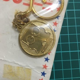 Golf Tournament US Course Diskun Keychain Mario Famicom Disk System Vintage