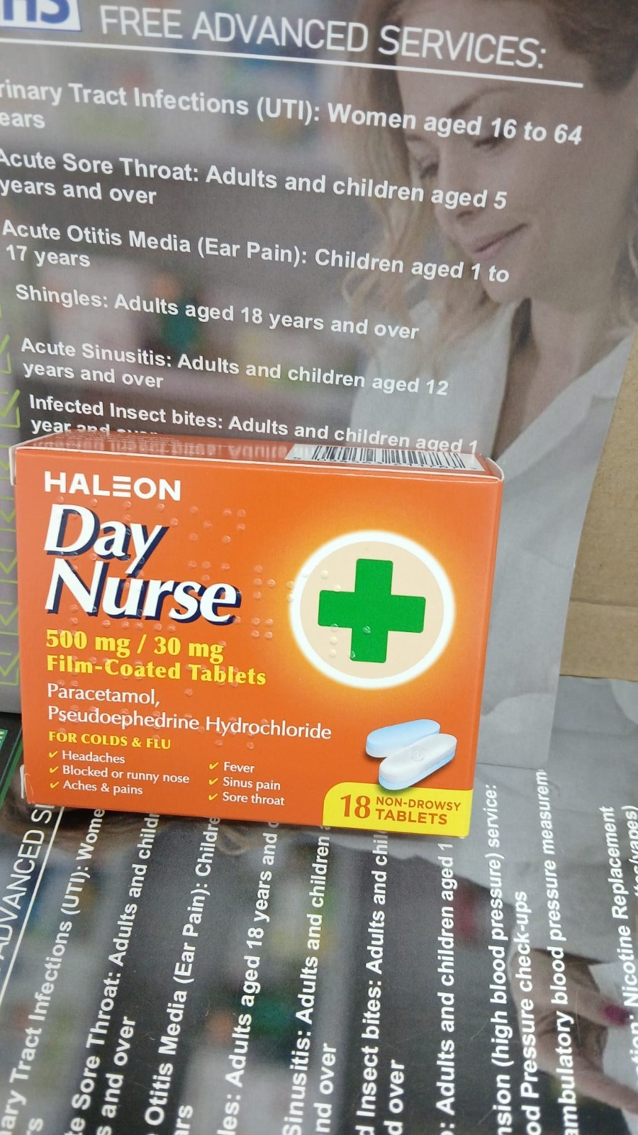 DAY NURSE 18 TABLETS 500MG/30MG FILM-COATED (MAX 1 PER ORDER) - Image 2