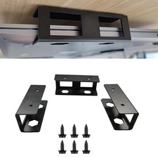 Black Metal Under Desk Laptop Holder 10cm/4in Shelf Tray Mount Screws
