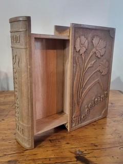 Art Tranchée Boite Souvenir WW2 1940 1944 Madeleine Militaria Box War