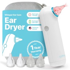 Ear Dryer  Case  USA  1 Year Warranty  Rechargable Ear Water Drying Aid w...