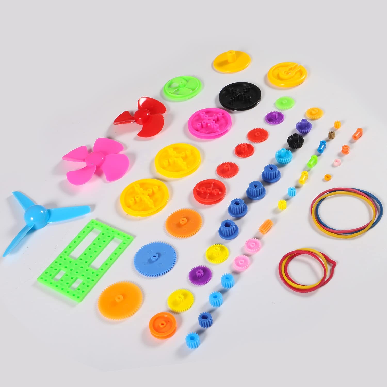 Electric DC TT Motors Kit Plastic Gears AA Battery Holder Case with Mini RC M...