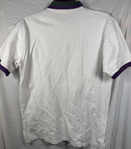 Wimbledon Tennis Jersey 1990 Vintage Special Edition Rare White Size Medium - Picture 4 of 5