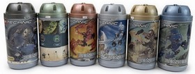 Lego Bionicle Toa Mata Complete Set of 6 w/ Canisters Instructions 8531-8536 