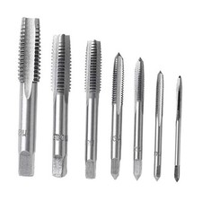7Pcs M3 M4 M5 M6 M8 M10 M12 Thread Tap Set Metric Spiral Point Taps Nitriding