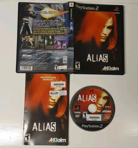 Alias - PS2 Game CIB with Manual, Tested, Working