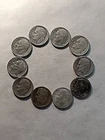 Lot of 10 - U.S. 90% Silver Roosevelt Dimes 1946-1949 PD+ S Mints $1 Face #18
