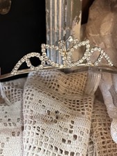 Antique Vintage 1940s - 1950s Tiara Crown Pro...