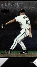 2000 Metal #31 A.J. Burnett Florida Marlins