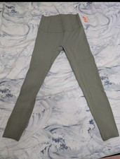 Free People NWT Never Better 7/8 High Waisted Leggings In Sage Green X-Small