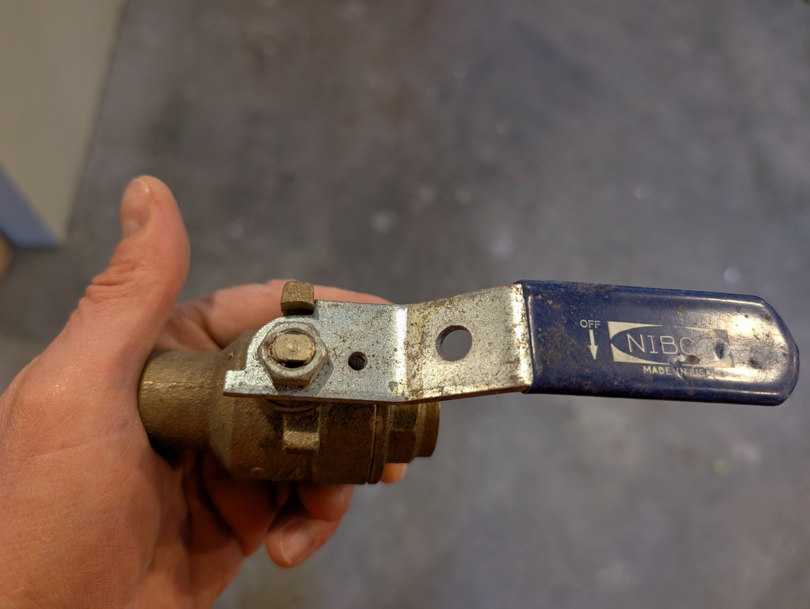 Nibco 3/4" Sweat Lead Free Brass Ball Valve NOS