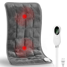 Weighted Heating Pad 3Lb for Back Pain Relief Moist Heat with 10 Heat Levels