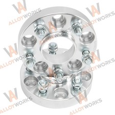 2Pcs 25mm Thickness M12x1.25 Wheel Spacer For Nissan R32 R33 R34 S13 S15,S14