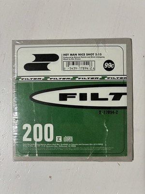 Hey Man Nice Shot Promo New Sealed Single Filter CD May 1995 Reprise Rare