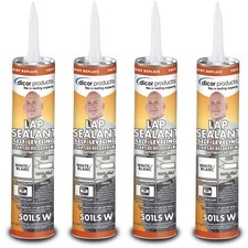Dicor 501LSW-1 Self-Leveling Lap Sealant White 10.3 oz Tube 4 Pack 