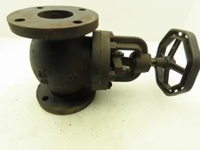 Lunkenheimer 1123 Cast Iron 3" Flanged Globe Valve Class 125 Manual Handwheel