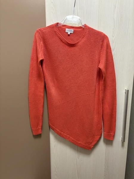 Women Jigsaw Sweater Coral Linen 34 / XS / 42