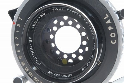 Fuji Fujinon SF 180mm f/5.6 f 5.6 Lens w/Copal no,1 shutter