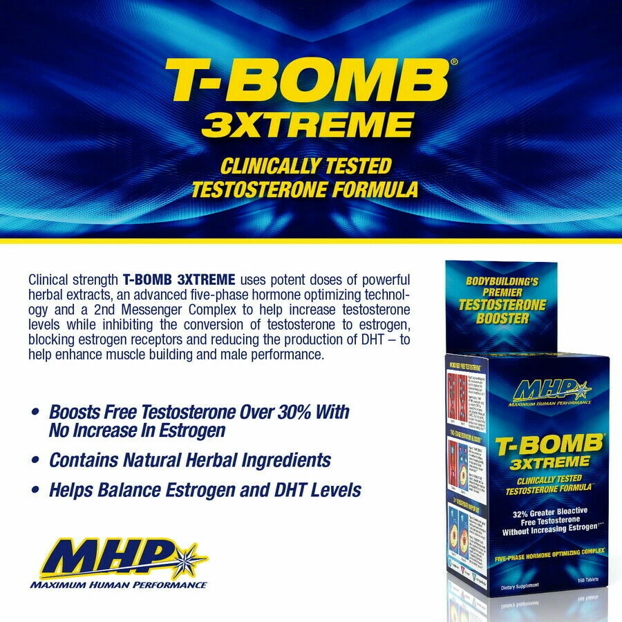 MHP T-BOMB 3XTREME TEST формула 168 капсул ЛУЧШАЯ ЦЕНА БЕСПЛАТНАЯ ДОСТАВКА  - Изображение 3 из 4