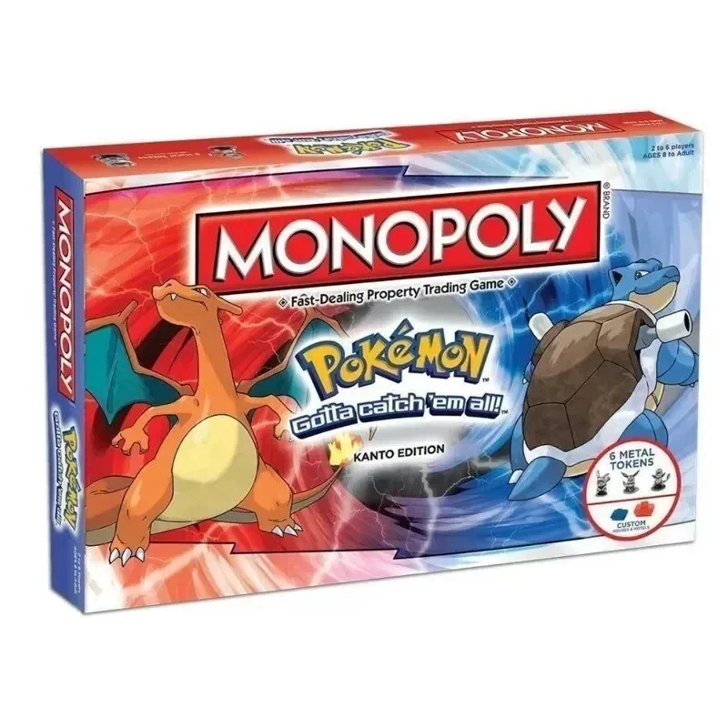 Monopoly Pokemon Brettspiel Gesellschaftsspiel Rarität Kanto Edition Sammler - Bild 2 von 4