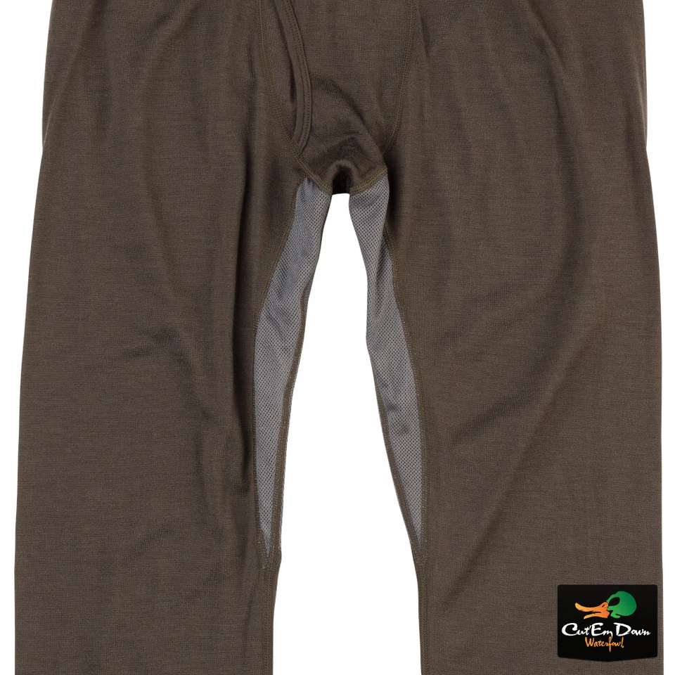 NEW BROWNING MERINO WOOL BASE LAYER PANTS - MAJOR BROWN - Image 2 of 2