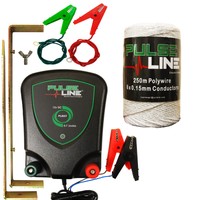 Plb07 0.7j Electric Fence Energiser 250m White Fencing Poly Wire Plb07 0.7j Electric Fence Energiser 250m White Fencing Poly Wire