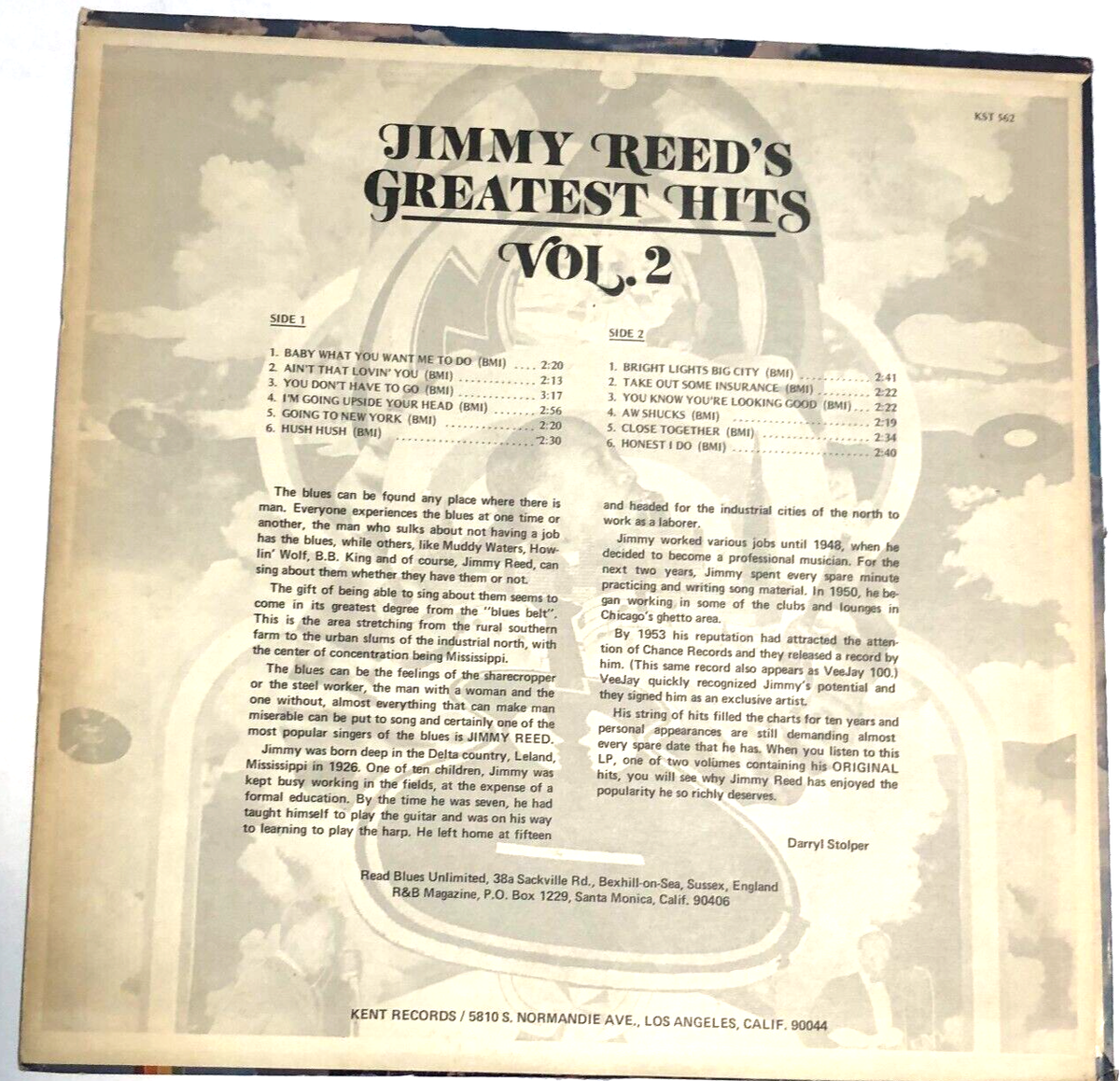 送料無料・70s・Jimmy Reed's GreatestHitsVol. 2 Jimmy Reed Greatest Hits Vol. 2 LP blues Vg+ | eBay