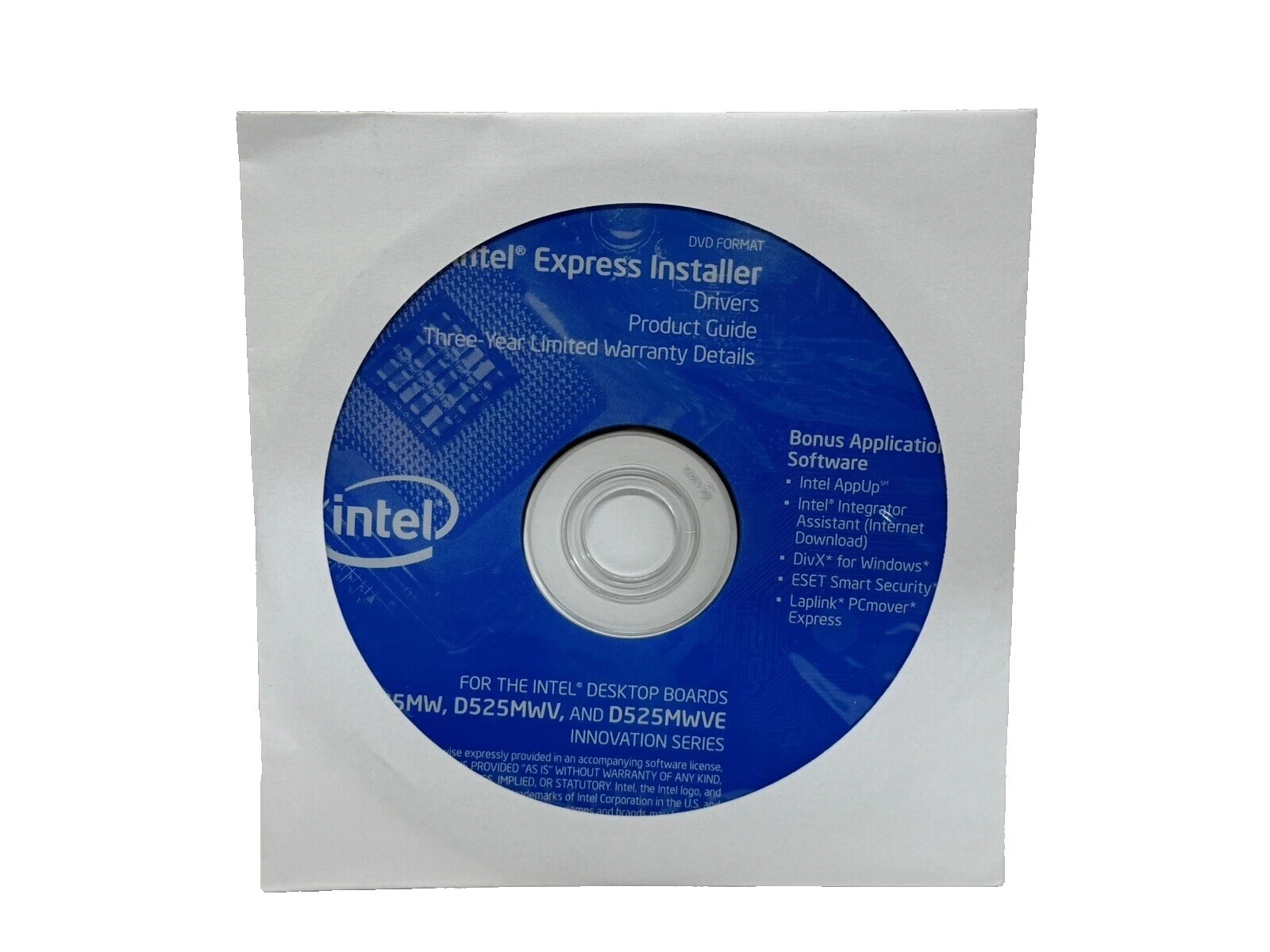 Software de utilidad Intel Driver &