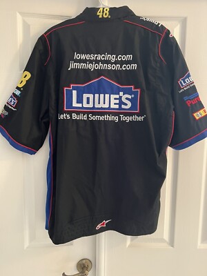 Vintage Lowes Racing Jimmie Johnson Shirt #48 JH Designs Vintage Lowes Racing Jimmie Johnson Shirt #48 JH Designs