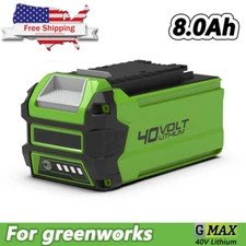 40V 8.0Ah For Greenworks G-MAX Lithium Battery 29472 29462 29252 20202 40Volt 