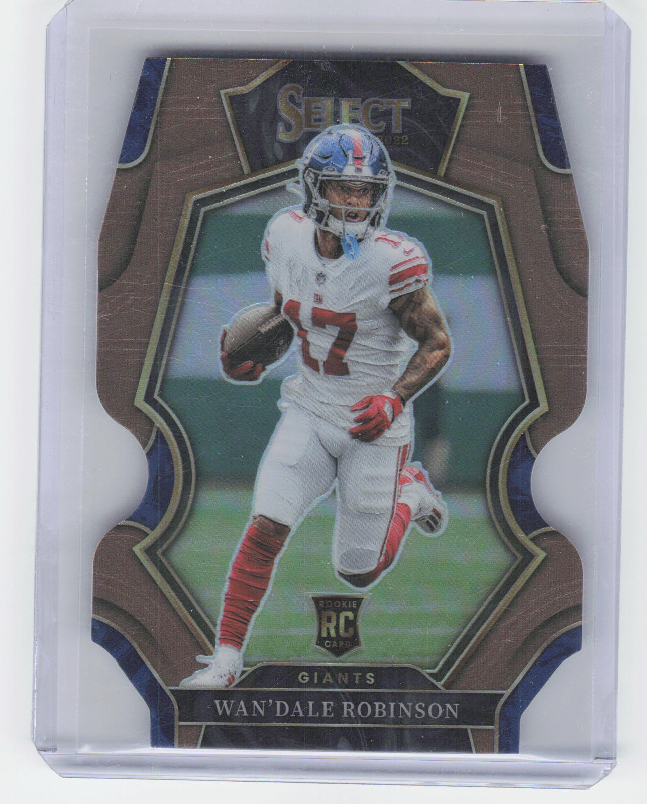 2022 Panini Select #174 Wan'Dale Robinson Copper Prizm Die Cut #/99