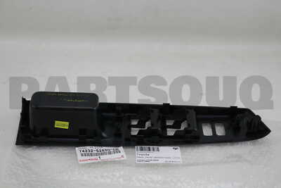 7423252550C0 Genuine Toyota PANEL, FRONT ARMREST BASE, UPPER LH
