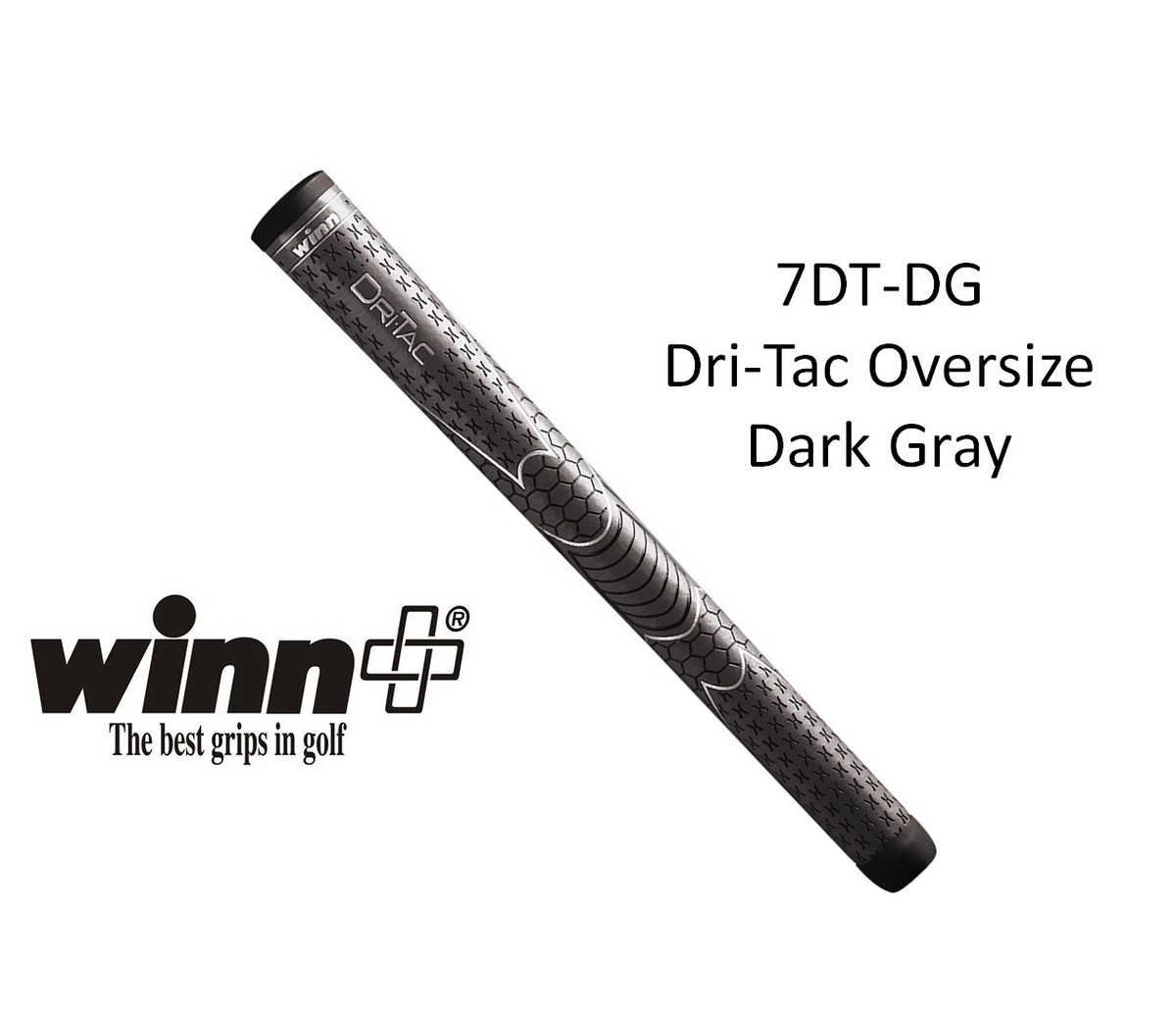 Winn Dri-Tac AVS 7DT-DG グリップ オーバーサイズ Winn Dri-Tac Oversize Grip - Gray (7DT-DG) | eBay