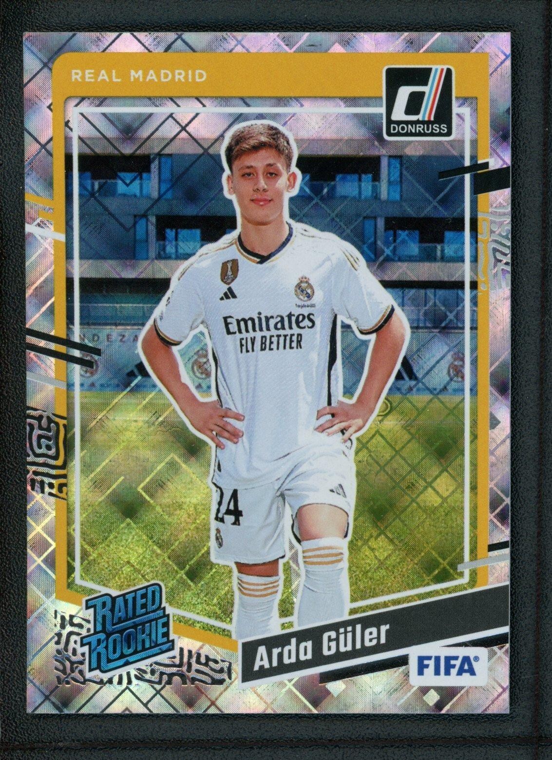 2023-24 ARDA GULER PANINI DONRUSS FIFA DIAMOND RATED ROOKIE RC #184