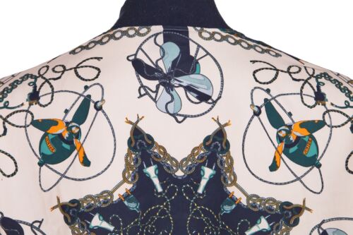 DE COLECCIÓN JEAN PAUL GAULTIER JUNIOR GAULTIER AÑOS 80 IMPRESIÓN POR TODAS PARTES VENTILADORES BOMBARDERO, 48/38 - Imagen 3 de 18