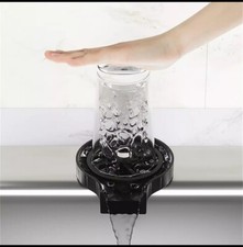 Automatic Glass Rinser Faucet Bottle Washer Cup Cleaner For Sink Attachment New