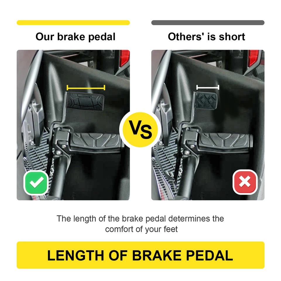 Полноразмерная педаль тормоза для 2011-2019 Can-Am Spyder RS RT Spyder ST F3 - Изображение 2 из 4