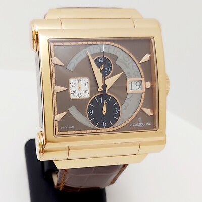 Herrenuhr de Grisogono Grande Chrono 750/-, Fullset