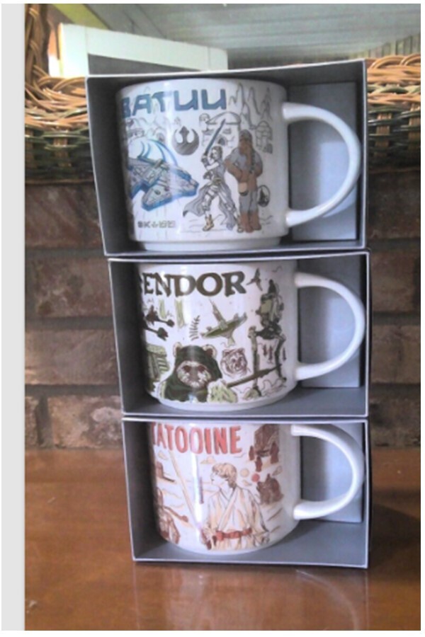 Starbucks Disney Star Wars Been There Mug Endor/Tatooine/Batuu You