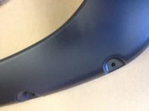 РАСШИРИТЕЛИ КРЫЛЬЕВ ЗАКЛЕПКИ КАРМАН СТИЛЬ 2010-2018 DODGE RAM 2500 3500 МАТОВЫЙ ЧЕРНЫЙ - Изображение 3 из 3