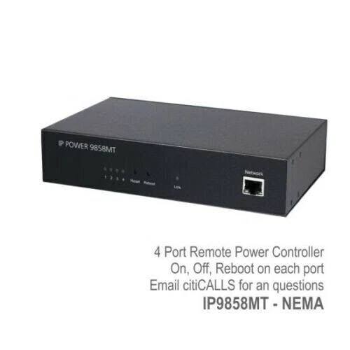 Aviosys IP9858MT PRO 9858 4 Port Web Power Switch w AutoPing IOS Android DLI- - Image 4 of 4